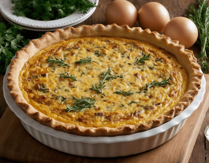 Quiche de Coroação Nº3 - Um Prato Versátil e Delicioso 1 Quiche de Coroação