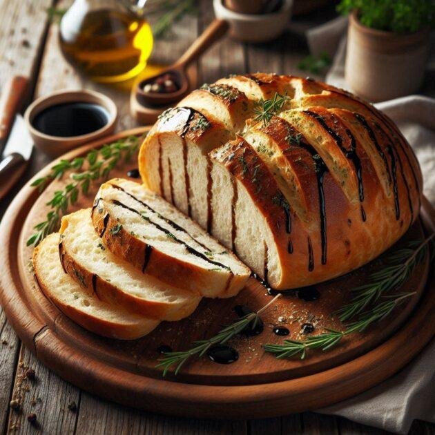 5+ Pão Caseiro com Vinagre - Um Prato Versátil e Delicioso 1 Pão Caseiro com Vinagre