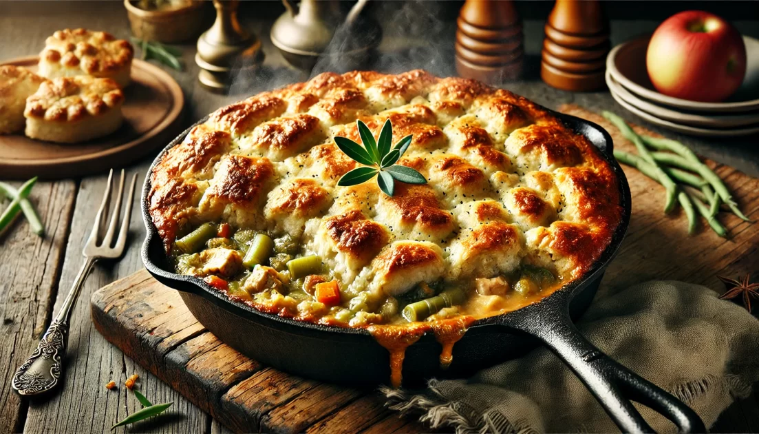 Frango Cobbler Nº8 - Um Prato Versátil e Delicioso 1 Frango Cobbler