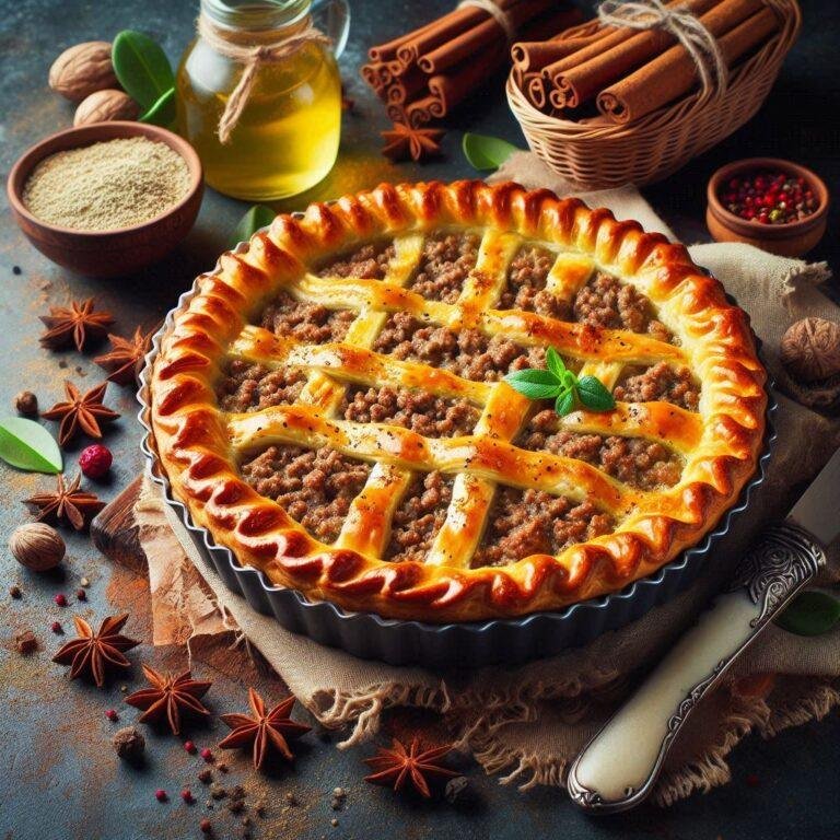 1º Torta de Carne Moída Clássica e Muito Gostosa 3 Torta de Carne Moída