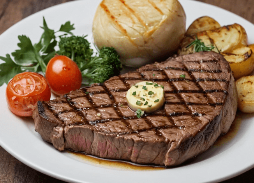 Bife Grelhado com Manteiga de Alho Nº 57: Um Clássico Reinventado 1 Bife Grelhado com Manteiga de Alho