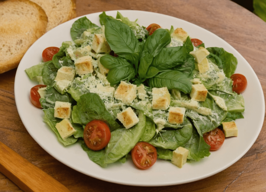 Salada Caesar Nº 15: Uma Explosão de Sabor em Cada Garfada 2 Salada Caesar
