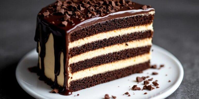 Bolo de Zebra Delícias em Camadas 9 Bolo Zebra